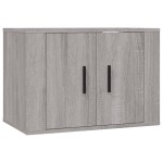 vidaXL Set dulapuri TV, 4 piese, gri sonoma, lemn prelucrat vidaXL Set dulapuri TV, 4 piese, gri sonoma, lemn prelucrat