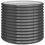 vidaXL Jardinieră antracit 80x80x68 cm oțel galvanizat
