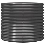 vidaXL Jardinieră antracit 80x80x68 cm oțel galvanizat