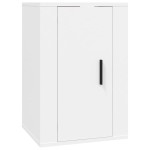 vidaXL Set dulap TV, 5 piese, alb, lemn prelucrat vidaXL Set dulap TV, 5 piese, alb, lemn prelucrat