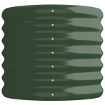 vidaXL Strat înălțat grădină 114x40x36 cm oțel vopsit electrostatic