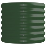 vidaXL Strat înălțat grădină 152x40x36 cm oțel galvanizat