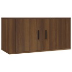 vidaXL Set dulapuri TV, 2 piese, stejar fumuriu, lemn prelucrat vidaXL Set dulapuri TV, 2 piese, stejar fumuriu, lemn prelucrat
