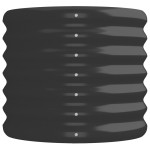 vidaXL Strat înălțat grădină 224x40x36 cm oțel galvanizat