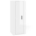 vidaXL Set dulap TV, 5 piese, alb extralucios, lemn prelucrat vidaXL Set dulap TV, 5 piese, alb extralucios, lemn prelucrat