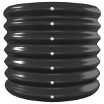 vidaXL Strat înălțat grădină 260x40x36 cm oțel vopsit electrostatic