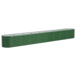 vidaXL Strat înălțat grădină 332x40x36 cm oțel vopsit electrostatic