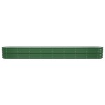 vidaXL Strat înălțat grădină 332x40x36 cm oțel vopsit electrostatic