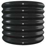 vidaXL Strat înălțat grădină 332x40x36 cm oțel galvanizat