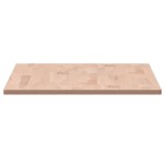 vidaXL Blat de masă, 80x40x1,5 cm, dreptunghiular, lemn masiv de fag