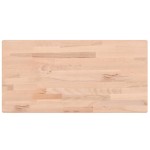 vidaXL Blat de masă 100x50x1,5 cm dreptunghiular, lemn masiv de fag vidaXL Blat de masă 100x50x1,5 cm dreptunghiular, lemn masiv de fag