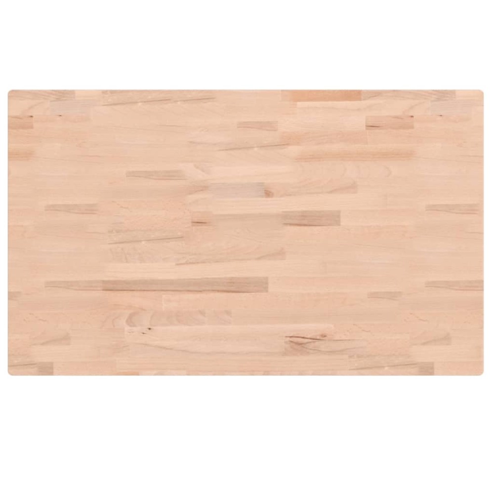 vidaXL Blat de masă 100x60x4 cm dreptunghiular, lemn masiv de fag