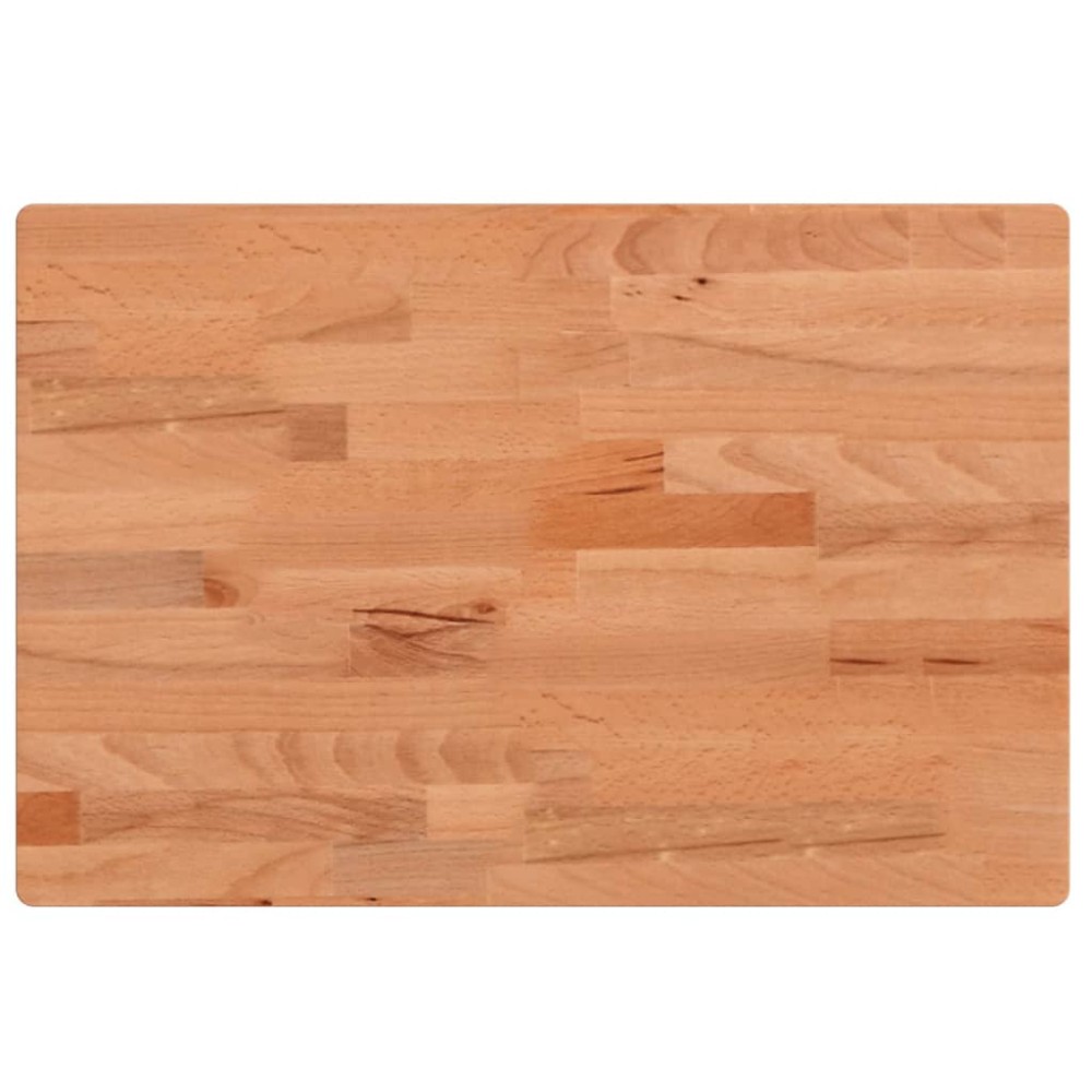 vidaXL Blat de masă 60x40x4 cm dreptunghiular, lemn masiv de fag