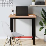 vidaXL Banc de lucru 80x55x81,5 cm, lemn masiv de fag și metal vidaXL Banc de lucru 80x55x81,5 cm, lemn masiv de fag și metal