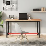 vidaXL Banc de lucru 150x55x81,5 cm, lemn masiv de fag și metal vidaXL Banc de lucru 150x55x81,5 cm, lemn masiv de fag și metal