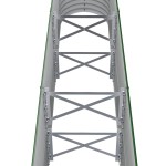 vidaXL Strat înălțat grădină 152x40x68 cm oțel galvanizat