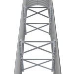 vidaXL Strat înălțat grădină gri 152x40x68cm oțel galvanizat