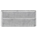 vidaXL Strat înălțat grădină 152x40x68 cm oțel galvanizat