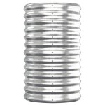 vidaXL Strat înălțat grădină 152x40x68 cm oțel galvanizat