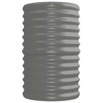 vidaXL Strat înălțat grădină gri 224x40x68cm oțel vopsit electrostatic