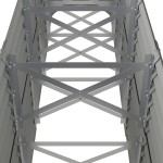 vidaXL Strat înălțat grădină gri 224x40x68cm oțel vopsit electrostatic