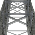 vidaXL Strat înălțat grădină 224x40x68 cm oțel galvanizat