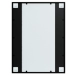 vidaXL Oglinzi de perete, 3 buc., negru, 80x60 cm, metal