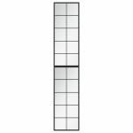 vidaXL Oglinzi de perete, 2 buc., negru, 100x40 cm, metal vidaXL Oglinzi de perete, 2 buc., negru, 100x40 cm, metal