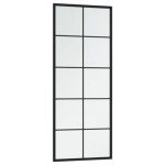 vidaXL Oglinzi de perete, 2 buc., negru, 100x40 cm, metal vidaXL Oglinzi de perete, 2 buc., negru, 100x40 cm, metal