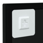 vidaXL Oglinzi de perete, 2 buc., negru, 100x40 cm, metal vidaXL Oglinzi de perete, 2 buc., negru, 100x40 cm, metal