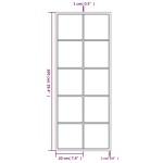 vidaXL Oglinzi de perete, 2 buc., negru, 100x40 cm, metal vidaXL Oglinzi de perete, 2 buc., negru, 100x40 cm, metal
