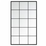vidaXL Oglinzi de perete, 2 buc., negru, 100x60 cm, metal vidaXL Oglinzi de perete, 2 buc., negru, 100x60 cm, metal