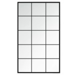 vidaXL Oglinzi de perete, 6 buc., negru, 100x60 cm, metal vidaXL Oglinzi de perete, 6 buc., negru, 100x60 cm, metal