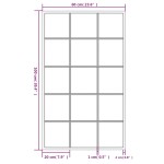 vidaXL Oglinzi de perete, 6 buc., negru, 100x60 cm, metal vidaXL Oglinzi de perete, 6 buc., negru, 100x60 cm, metal