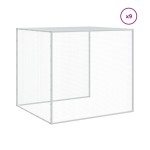 vidaXL Coteț pui cu acoperiș, antracit, 1003x98x90 cm, oțel galvanizat vidaXL Coteț pui cu acoperiș, antracit, 1003x98x90 cm, oțel galvanizat