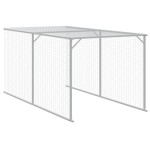 vidaXL Coteț de pui cu incintă antracit 117x813x123 cm oțel galvanizat vidaXL Coteț de pui cu incintă antracit 117x813x123 cm oțel galvanizat