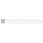 vidaXL Coteț pui cu incintă gri deschis 117x1221x123cm oțel galvanizat vidaXL Coteț pui cu incintă gri deschis 117x1221x123cm oțel galvanizat