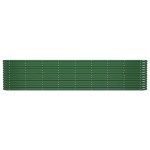 vidaXL Strat înălțat grădină 332x40x68 oțel vopsit electrostatic