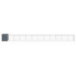 vidaXL Coteț de pui cu incintă antracit 110x1221x110cm oțel galvanizat vidaXL Coteț de pui cu incintă antracit 110x1221x110cm oțel galvanizat