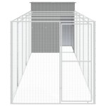 vidaXL Cușcă de câine & țarc gri deschis 165x659x181cm oțel galvanizat vidaXL Cușcă de câine & țarc gri deschis 165x659x181cm oțel galvanizat