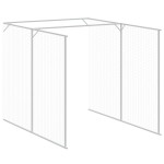 vidaXL Cușcă de câine & țarc gri deschis oțel galvanizat vidaXL Cușcă de câine & țarc gri deschis oțel galvanizat