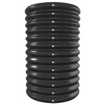 vidaXL Strat înălțat grădină 332x40x68 cm oțel galvanizat