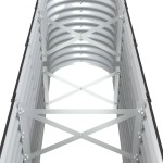 vidaXL Strat înălțat grădină 332x40x68 cm oțel galvanizat