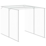 vidaXL Coteț pui cu incintă gri deschis 165x1067x181cm oțel galvanizat vidaXL Coteț pui cu incintă gri deschis 165x1067x181cm oțel galvanizat