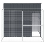vidaXL Cușcă de câine cu țarc antracit 214x253x181 cm oțel galvanizat vidaXL Cușcă de câine cu țarc antracit 214x253x181 cm oțel galvanizat