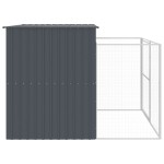 vidaXL Cușcă de câine cu țarc antracit 214x253x181 cm oțel galvanizat vidaXL Cușcă de câine cu țarc antracit 214x253x181 cm oțel galvanizat