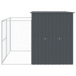 vidaXL Cușcă de câine cu țarc antracit 214x253x181 cm oțel galvanizat vidaXL Cușcă de câine cu țarc antracit 214x253x181 cm oțel galvanizat