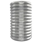 vidaXL Strat înălțat grădină 332x40x68 cm oțel galvanizat