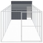 vidaXL Cușcă de câine cu țarc antracit 214x865x181 cm oțel galvanizat vidaXL Cușcă de câine cu țarc antracit 214x865x181 cm oțel galvanizat