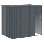 vidaXL Cușcă câine cu țarc antracit 214x1273x181 cm oțel galvanizat vidaXL Cușcă câine cu țarc antracit 214x1273x181 cm oțel galvanizat